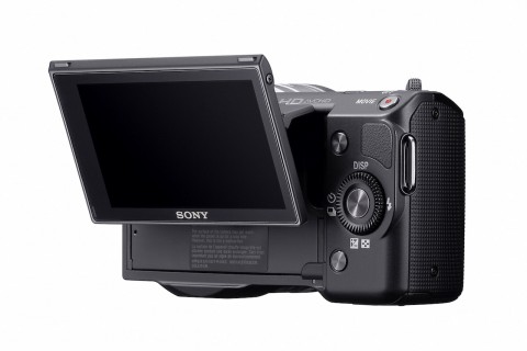 NEX-5 und das Schwenkdisplay